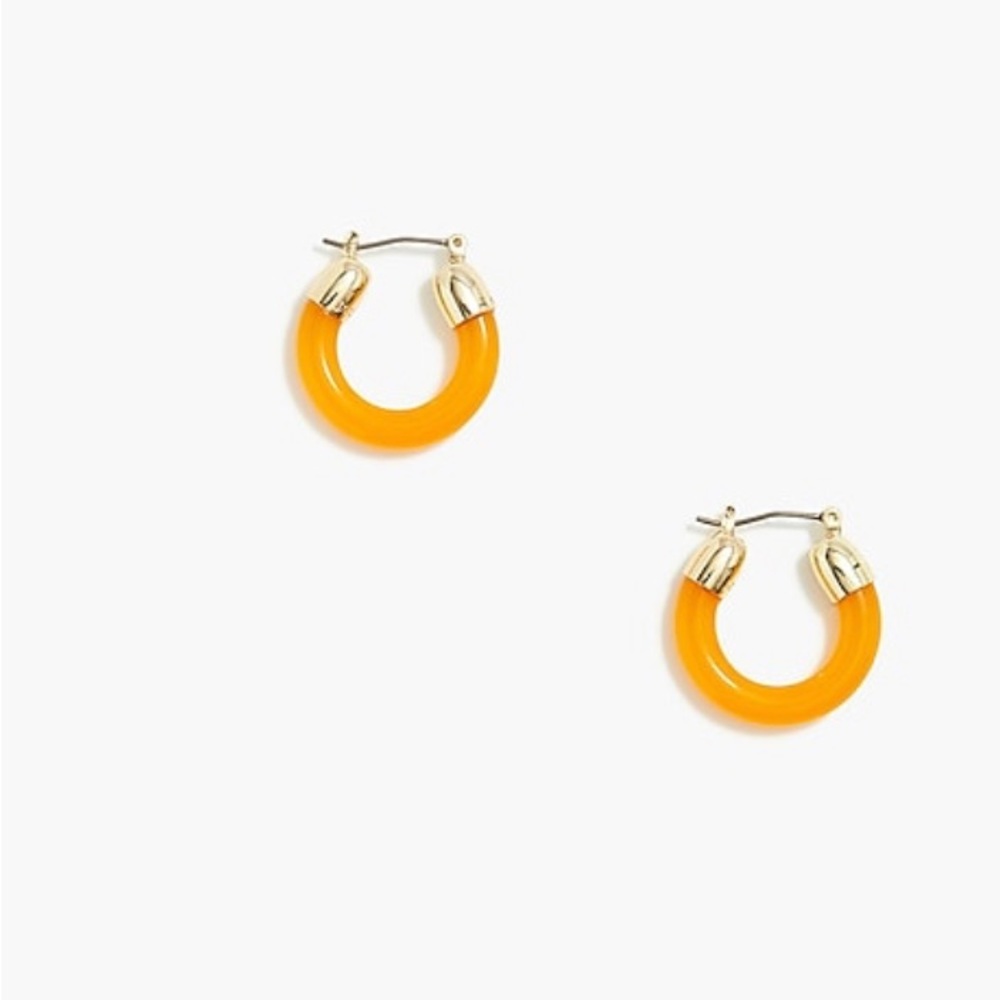 COPY - NWT Solid-color hoop earrings